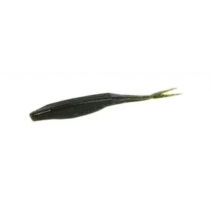 Zoom Super Fluke 5'' Green Pumpkin Green 10pk