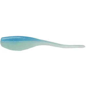 Bobby Garland 2'' Baby Shad Mo' Glo Blue Ghost 18pk
