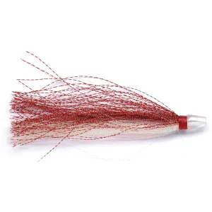 P-Line Squid Inserts 4.5'' Red/Rainbow Crystal 3pk