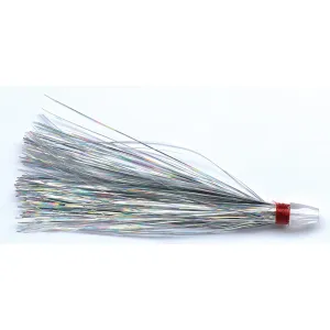 P-Line Squid Inserts 4.5'' Metalic Silver 3pk
