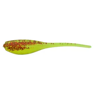 Bobby Garland 2'' Baby Shad Chart/Red Glitter(Lam) 18pk