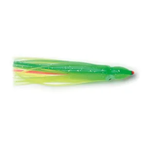 P-Line Sunrise Squid 7.5'' Green/Chart/Orange 2pk