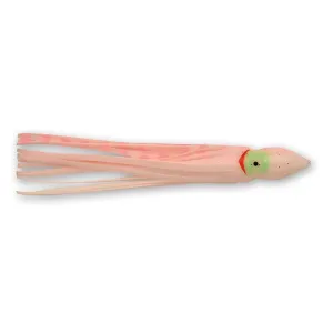 P-Line Sunrise Squid 7.5'' White Body Pink Stripes 2pk