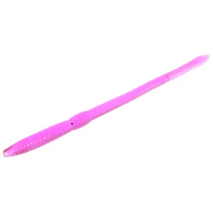 Creme 6'' Scoundrel Worms Purple Glo Tail 12pk