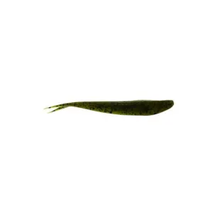 Zoom Fluke 4'' Green Pumpkin 10pk