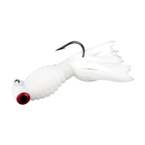 Mr Crappie Sausage Heads White/White Head