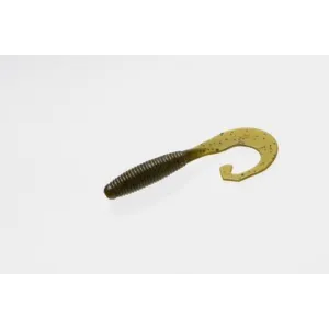 Zoom Tab Tail Grub 4'' Green Pumpkin 10pk