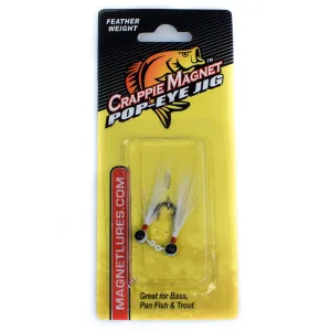 Leland Popeye Jig White 1/64oz 2pk