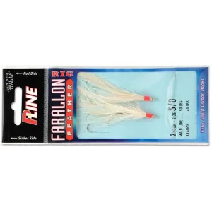 P-Line Farallon Feather 2 hk 3/0 White/White