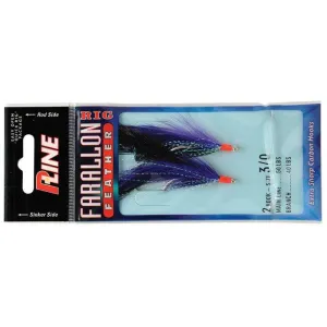 P-Line Farallon Feather 2 hk 5/0 Purple/Black