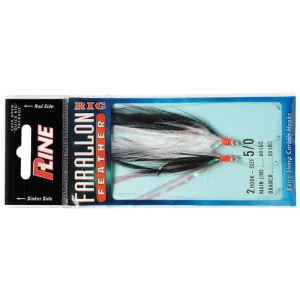 P-Line Farallon Feather 2 hk 5/0 White/Black