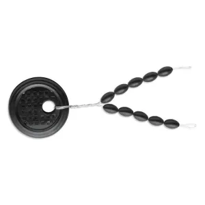 VMC Sinker Stops Black Medium 10pk