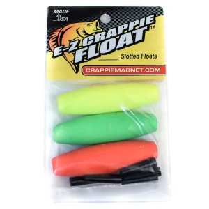 Leland Crappie Float Green/Red/Yellow 2.5'' 3pk