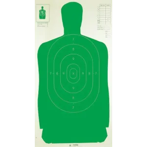 Champion LE Targets Paper Silhouette Target - 24" X 45", Green, 100/Pack