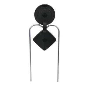 Champion Duraseal Spinner Target Double Gong Black