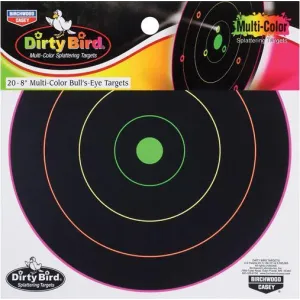 Birchwood Casey Dirty Bird Multi-Color Splattering Targets 8" 20/ct