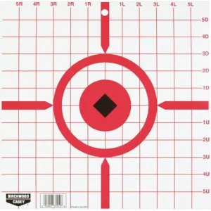 Birchwood Casey Rigid Paper Crosshair Sight-In Target 12" 10/ct