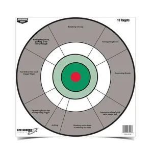 Birchwood Casey EZE-Scorer 12" Handgun Trainer Targets 13/ct