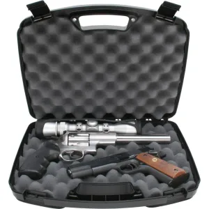 MTM Snap-Latch Two 2 Pistol Case for Up to 8" Barrel - Black