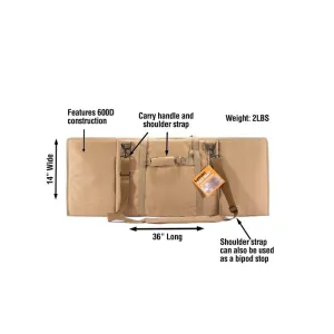 Tac-Mat Long Range Shooting Mat - Flat Dark Earth (FDE)