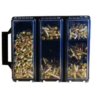 Berrys Ammo Can Tri-Can Utility Box - Black