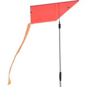 MTM Wind Reader Shooting Range Flag Red