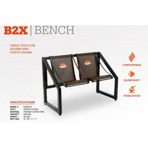 Millennium B2X 2-person Bench