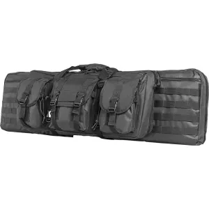 VISM by NcSTAR DOUBLE CARBINE CASE/URBAN GRAY/42 IN