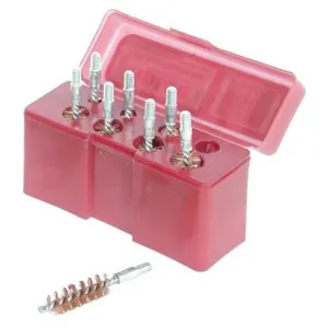 Tipton 8-Piece Bronze Pistol Brush Set (22-47/48 cal)