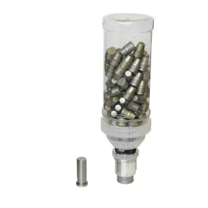 Lee Bullet Bottle Adapter - Holds 100 .45 ACP Cast Lead Bullets