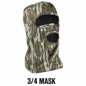 Primos Stretch Fit Mask - Mossy Oak Bottomland 3/4 Face
