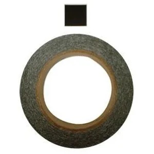 Speedwell 1" Square Pressure Sensitive Pasters - Black, 1000/Pack