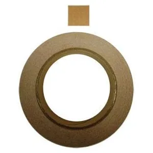 Speedwell 1" Square Paster Pressure Sensitive Brown 1000/Roll