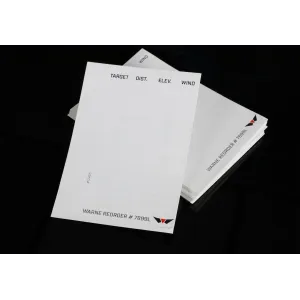 Warne Data Card Label Refills for Warne Skyline Precision Mount - 50/pk