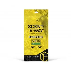 Scent-A-Way Dryer Sheets Fresh Earth 15/ct