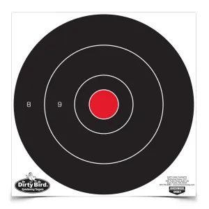 Birchwood Casey Dirty Bird 12" Bull's-Eye Target 100/ct