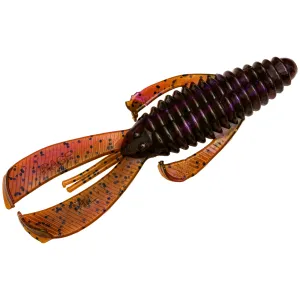 Strike King Rage Magnum Bug 4.5" Soft Bait Green Pumpkin Purple Swirl 6pk