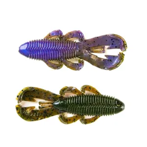 Googan Bandito Bug 3.3'' Soft Bait GreenPumpkinPurple 9pk