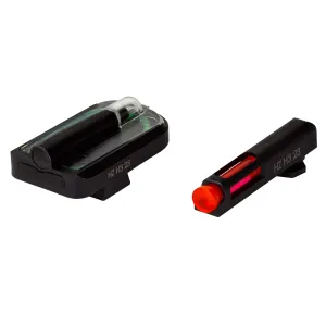 HI-VIZ FASTDOT H3 Red Front Green Rear Sight for Glock 9mm .40 S&W .357 Sig