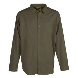 Browning Lightweight Button Down Long Sleeve Shirt Green S