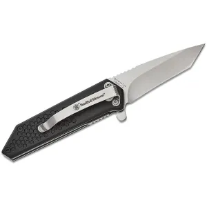 Smith & Wesson Extreme Ops Spring Assist Folding Knife 2-1/2" Tanto Blade Black Box