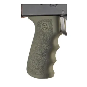 Hogue AK-47 Rubber Grips with Finger Grooves - OD Green