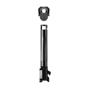 Radian Afterburner and Ramjet Micro Compensator and Ported Handgun Barrel for Glock G43x Black
