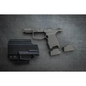 Juggernaut JT P365 Grip Module with Manual Safety and Two 10rd XL Base Plates Grey