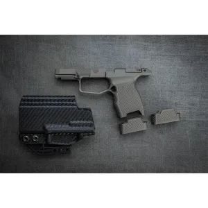 Juggernaut JT P365 Grip Module with No Safety and Two 10rd XL Base Plates Grey