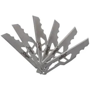 Schrade Enrage 6 Replacement Blades Utility Combo 6/ct