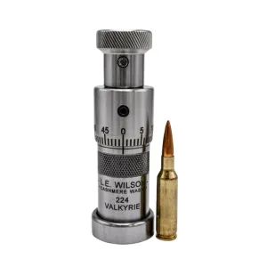 L.E. Wilson Stainless Steel Bullet Seater Die with Micrometer Adjustment 7MM RSAUM