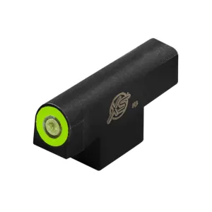XS Sights Standard Dot Tritium Revolver Night Sights for Colt Viper Green