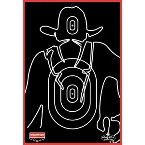 Birchwood Casey Dirty Bird "Gunslinger Silhouette" Target 12"x18" 6/ct