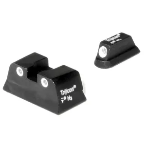 Trijicon Bright & Tough Night Sight Set White with Green Front and Rear
